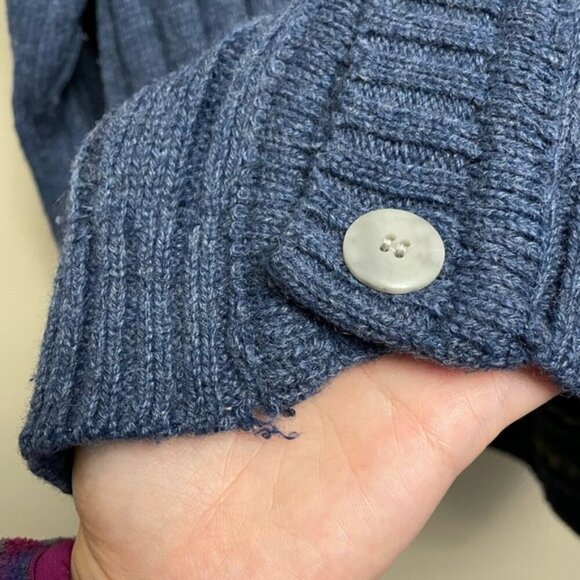 Tiffany & Tomato 100% Shetland Wool Vintage Knit Cardigan - Picture 8 of 8